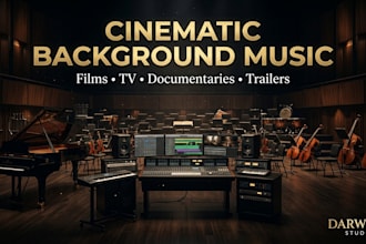 create cinematic background music for films, videos and documentaries