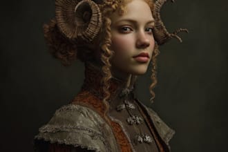 paint a realistic or fantasy portrait