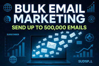 send bulk emails, email blast and email marketing campaign to inbox