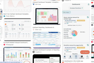 setup hubspot and zoho dashboard