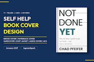 design a self help book cover and ebook cover for KDP and ingramspark