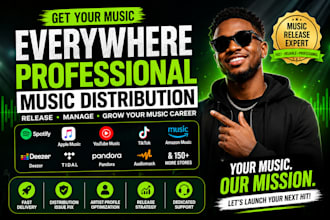 distribute your music to spotify apple music tiktok and fix music release issues