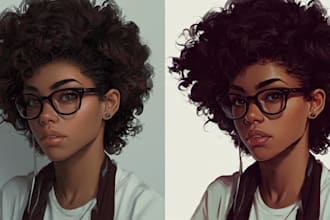 do realistic and semi realistic illustrations for you