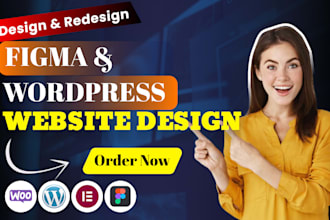 design figma website UI UX design and wordpress website development