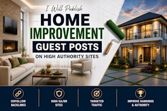 publish home improvement guest post on high authority websites