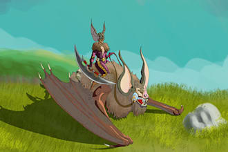 develop character design and concept art for your game