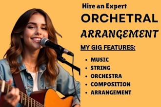 professionally arrange your song for string quartet, orchestra, or wind band