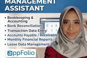 be your appfolio and qbo bookkeeper virtual asssistant