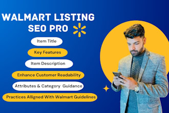 optimize walmart listing SEO for higher ranking