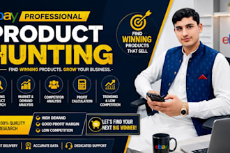 do ebay product hunting and profitable product research