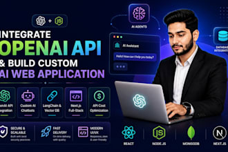integrate openai API and build custom ai web applications