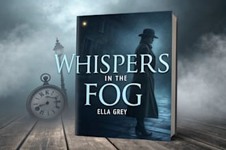design professional mystery book cover for KDP and ebook