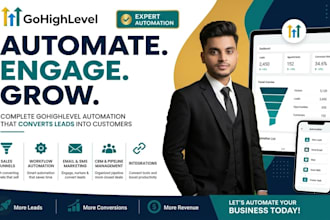 gohighlevel landing page gohighlevel automation, ghl sale funnel, ghl chatbot