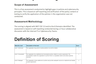 do a cybersecurity assessment and posture check