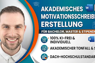 write your professional german university motivation letter