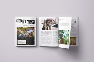 conceive art exhibition catalogs, lookbooks and magazines