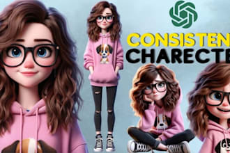 create consistent ai characters for storybook, brand and ai influencer