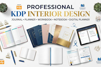 do kdp journal design, workbook, planner dairy, digital planner, format notebook
