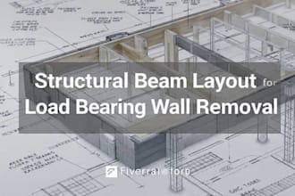 do structural design and structural calculations for buildings, beam layout