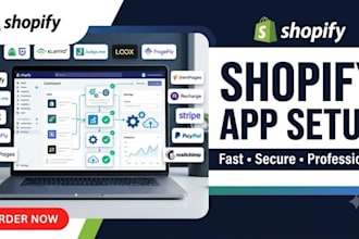 do shopify app integration and configure premium apps for your shopify store