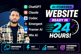 build a modern ai business website that converts in 24 hours