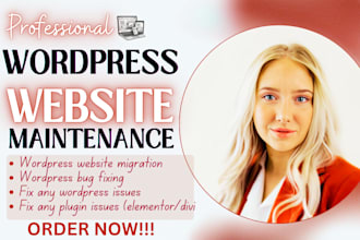 help wordpress issues wordpress bug divi wordpress elementor website maintenance