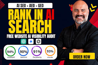 build ai visibility  rank website in chatgpt, gemini  google with GEO aeo SEO