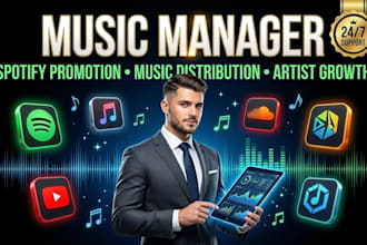 fix distrokid, tunecore, cd baby music distribution and be your music manager