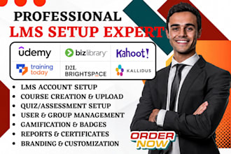 setup udemy business bizlibrary kahoot trainingtoday brightspace lms kallidus