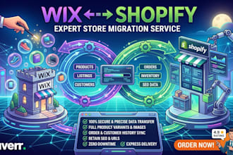 migrate wix to shopify and shopify to wix