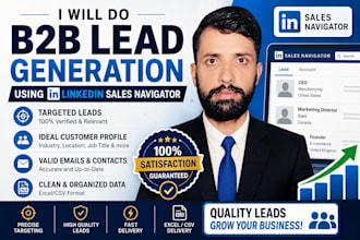 do b2b lead generation using linkedin sales navigator