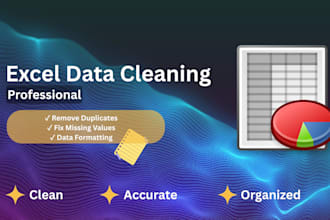 clean and format excel and CSV files