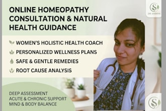 do online homoeopathy consultation and natural health guidance