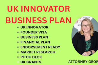 write UK innovator founder visa business plan