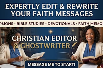 edit and rewrite christian sermons bible messages devotionals studies bible