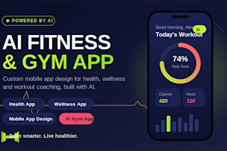 ai fitness app ai gym app health fitness ai mobile app wellness app health app