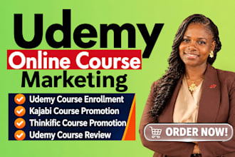 online course promotion udemy course marketing student enrollment
