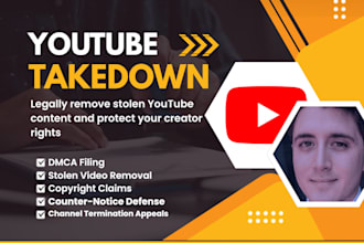 file dmca takedown notices to remove copyright content and defamatory posts