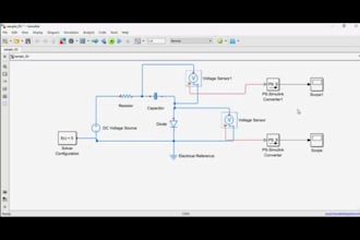 design and simulate circuits in multisim, proteus, and simulink