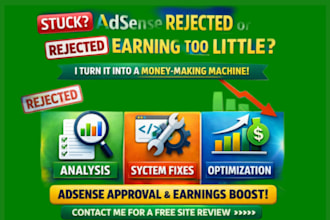 get google adsense approval fix adsense rejection website issues ads placement