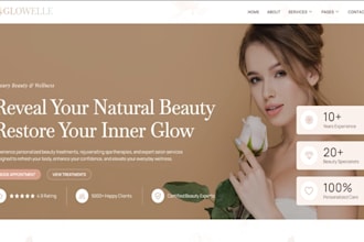 design wix med spa website cosmetic clinic wellness medical spa website