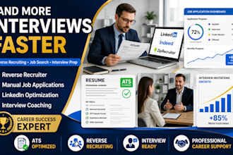 do reverse recruiting job hunting for mock interview and job interview prep
