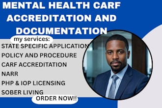do mental health carf accreditation, narr sober living policies and procedures