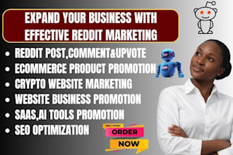 manage reddit seo post to promote online course ai tool business website link