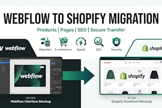 webflow to shopify migration shopify store transfer ecommerce migration expert