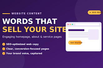 write engaging website content for your homepage