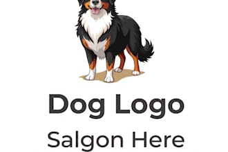 create an amazing dog logo or cartoon pet mascot design