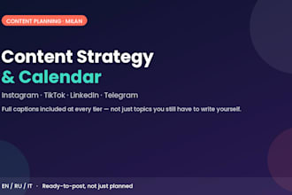 organic social media content strategy and calendar