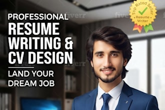 create a modern resume CV and cover letter