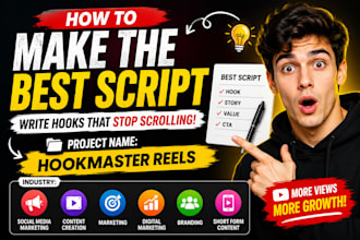 write viral scripts and captions for your social media